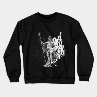 Poseidon calligraphy Crewneck Sweatshirt